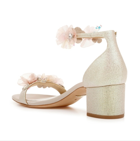 🆕️👡Badgley Mischka Candy Embellished Block Heels, Sz 9 - Picture 4 of 14